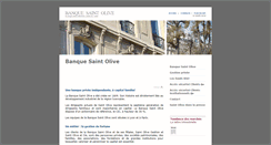 Desktop Screenshot of banquesaintolive.com