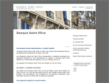 Tablet Screenshot of banquesaintolive.com